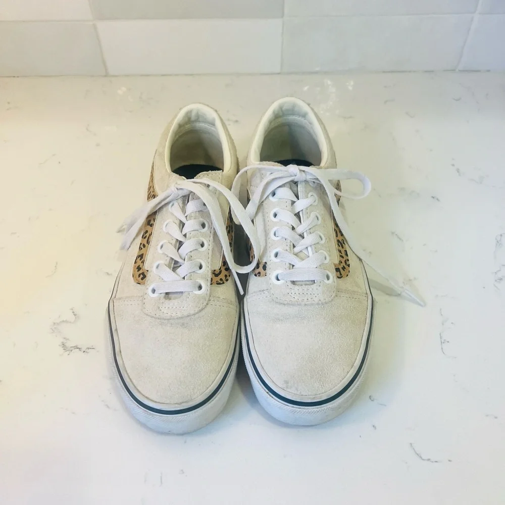 Vans Old Skool Leopard Stripe Sneakers - Picture 2 of 4